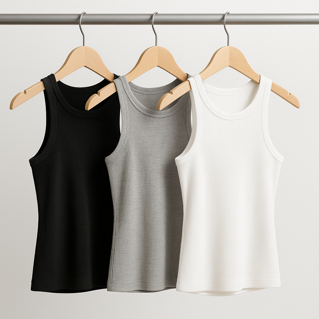 (COMPRE 1 LEVE 3) - Regata Canelada Americana + 6 Pares de Meia de Brinde