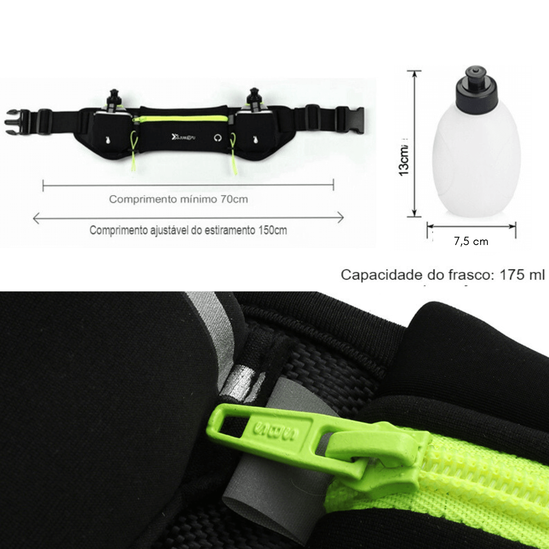 Pochete Esportiva Impermeável com Garrafa