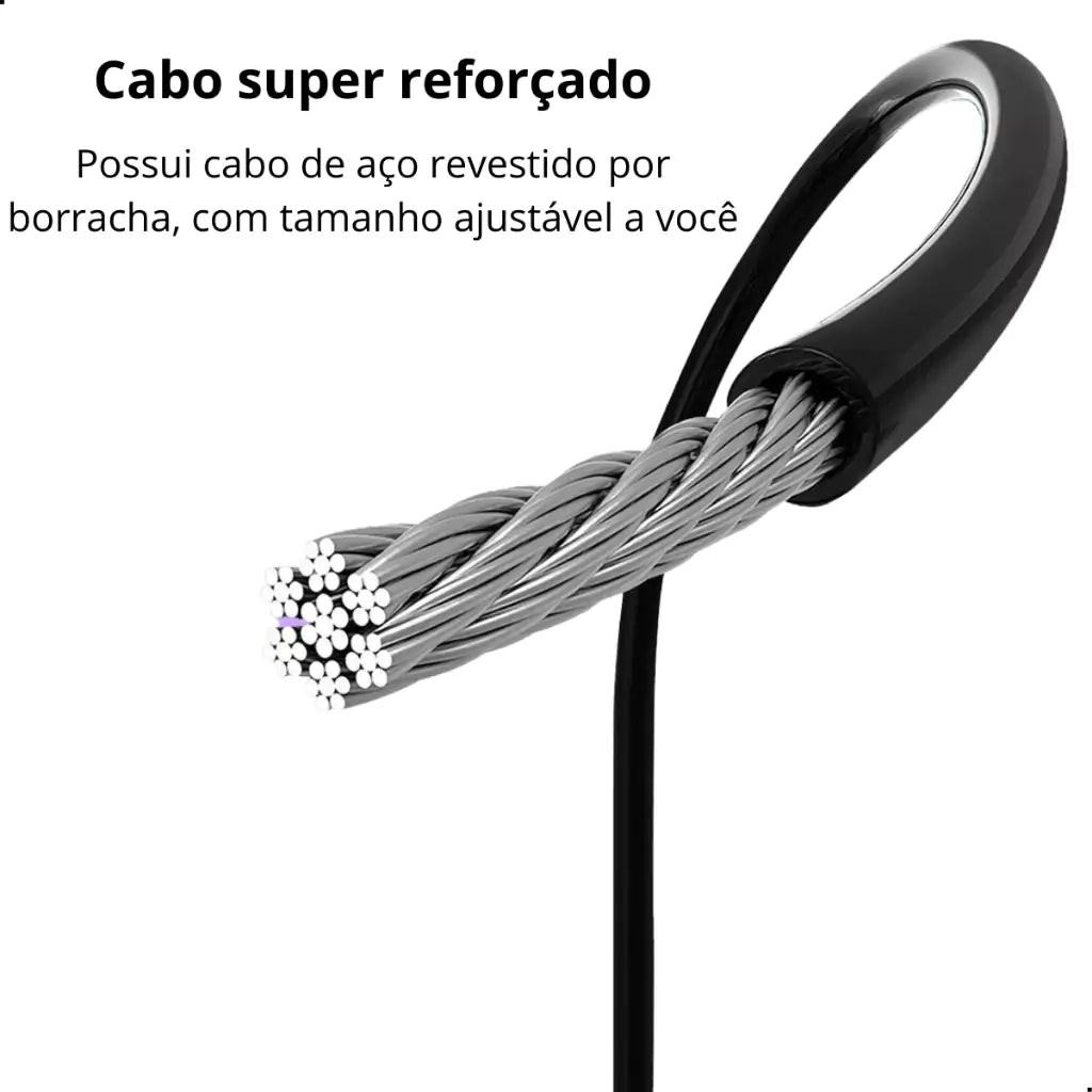 Corda De Pular Com Contador Digital de Giros e Calorias