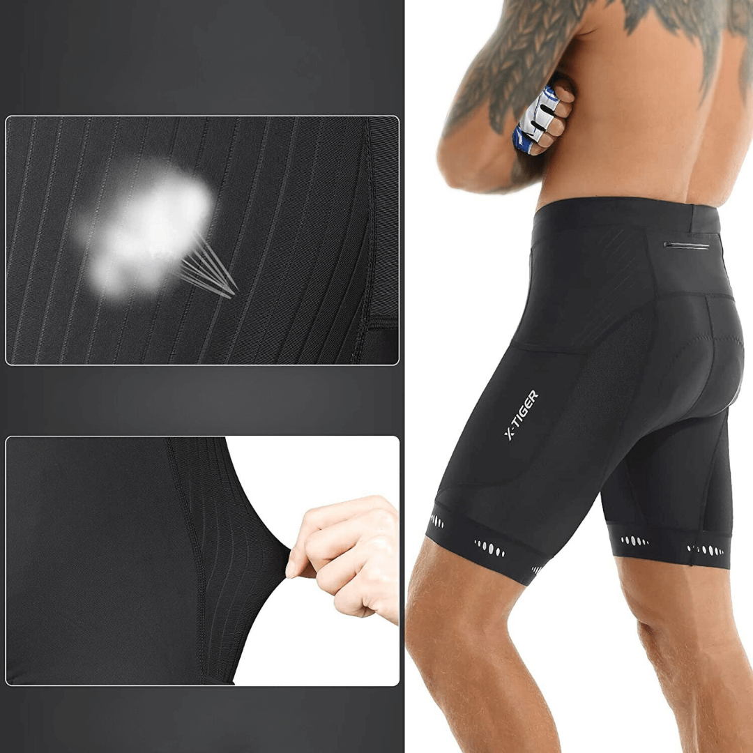 Bermuda Ciclismo Masculina com Gel 5D e Bolsos
