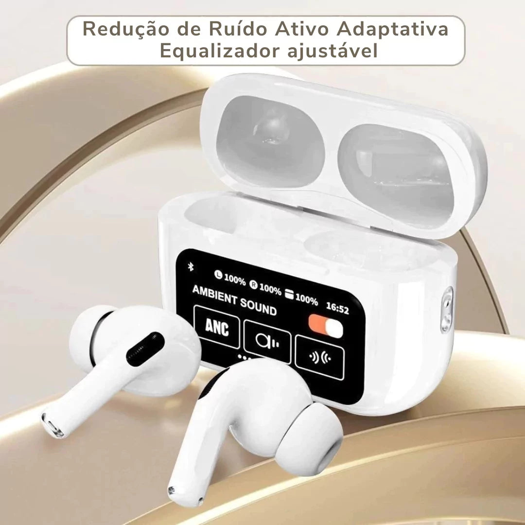 Fone de Ouvido Touch Pro Bluetooth TWS com Cancelamento de Ruído