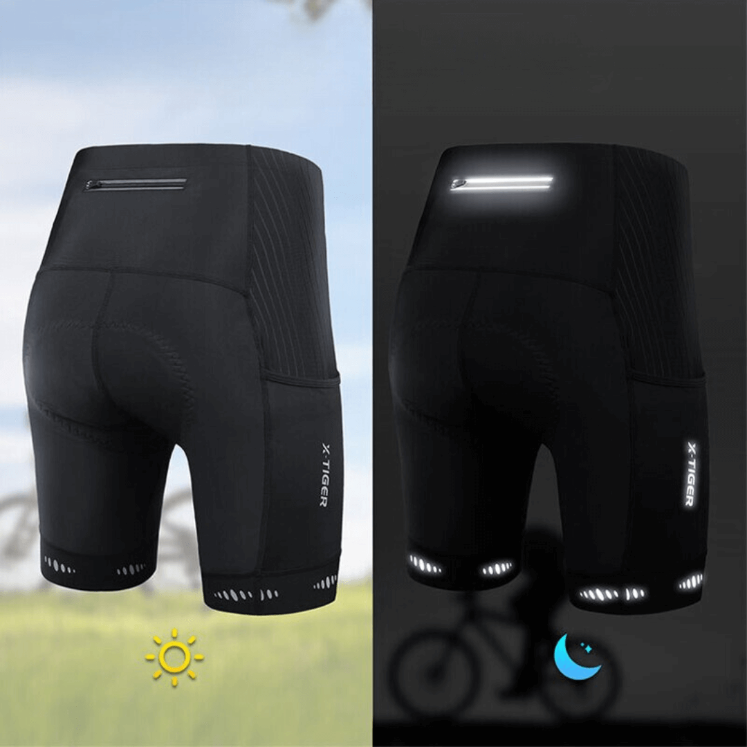 Bermuda Ciclismo Masculina com Gel 5D e Bolsos