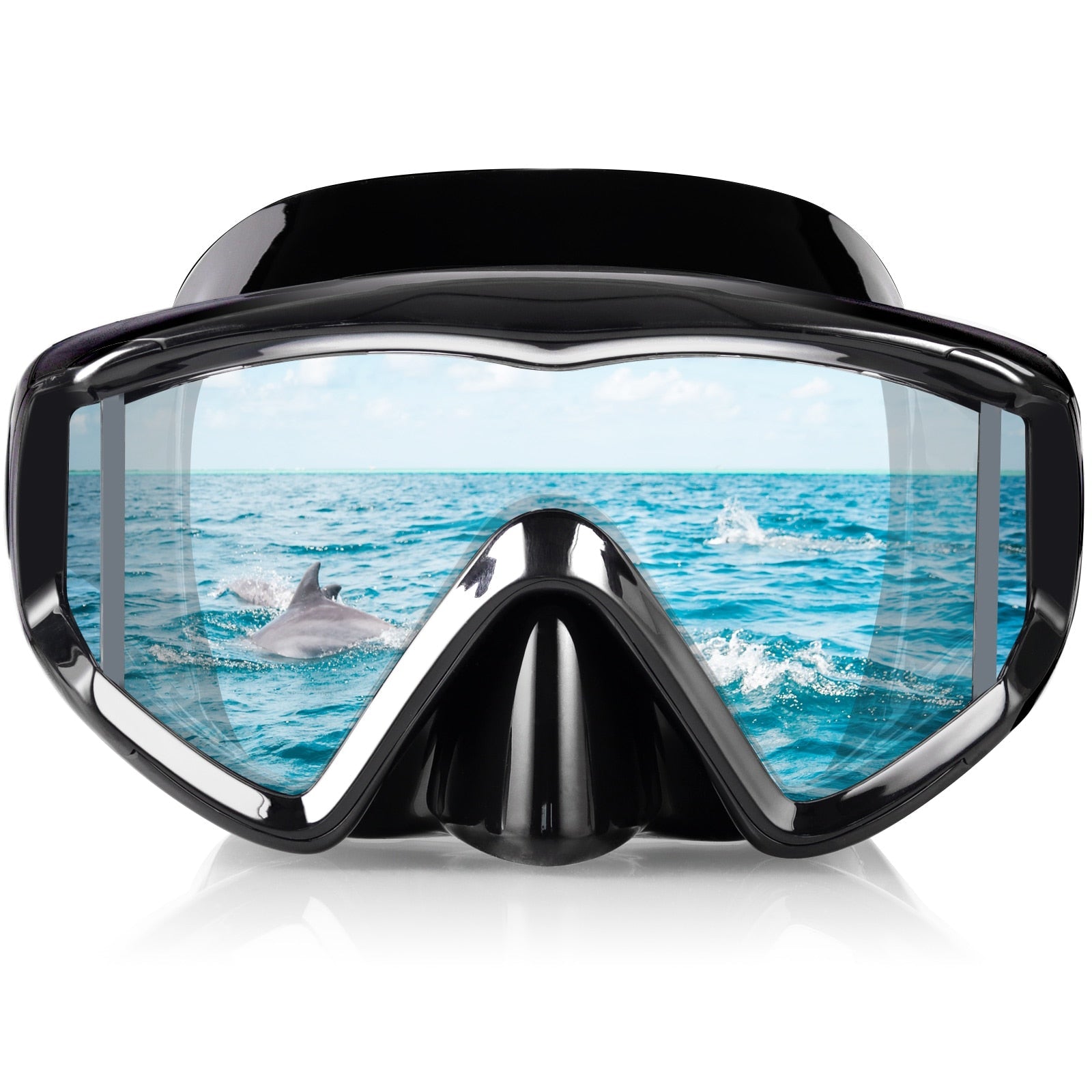 Máscara de Mergulho e Snorkel Profissional Antiembaçante
