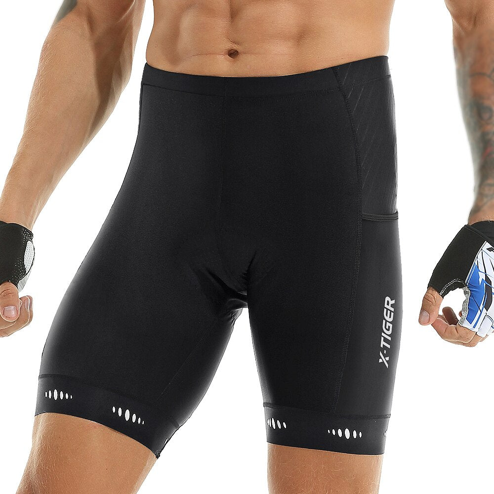 Bermuda Ciclismo Masculina com Gel 5D e Bolsos