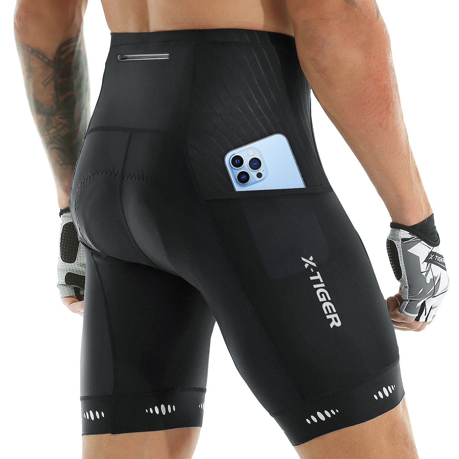 Bermuda Ciclismo Masculina com Gel 5D e Bolsos